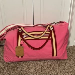 Pink huge duffle bag